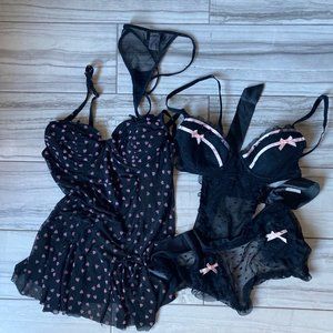 Two Rampage Teddy Lingerie Bundle